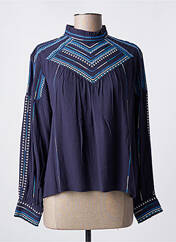 Blouse bleu SUNCOO pour femme seconde vue