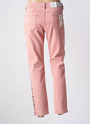 Jeans coupe slim taille basse taille basse rose MKT STUDIO femme