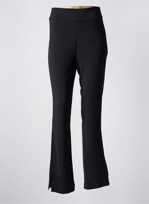 Pantalon flare stretch taille haute noir SCHOOL RAG femme