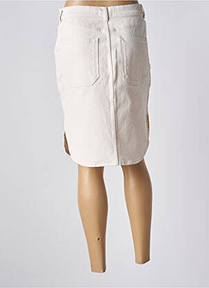 Jupe mi-longue stretch beige ACQUAVERDE femme