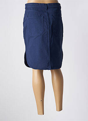 Jupe mi-longue stretch bleu ACQUAVERDE femme