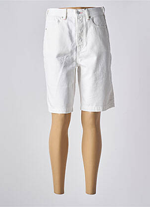Bermuda taille haute taille haute blanc SCOTCH & SODA femme
