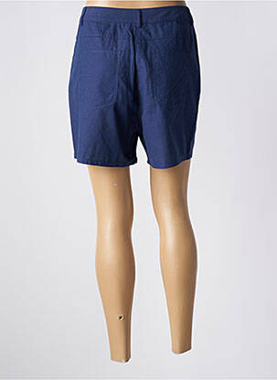 Short coupe droite taille haute bleu SCHOOL RAG femme