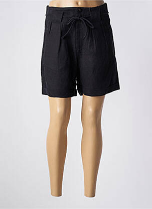 Short taille à pinces taille haute noir SCOTCH & SODA femme