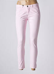 Pantalon chino rose SCHOOL RAG pour femme seconde vue