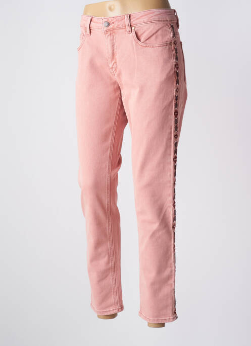 Jeans coupe slim rose MKT STUDIO pour femme