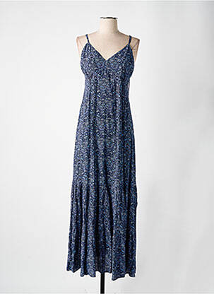 Robe longue bleu IKKS pour femme