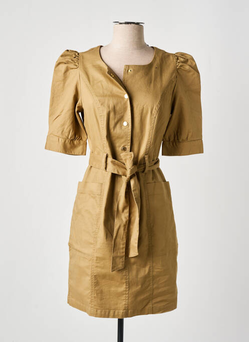 Robe courte beige SCOTCH & SODA pour femme