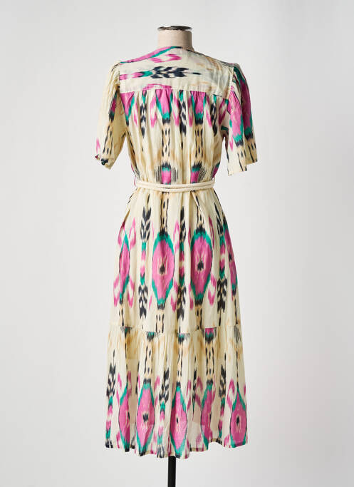 Robe mi-longue beige MKT STUDIO pour femme