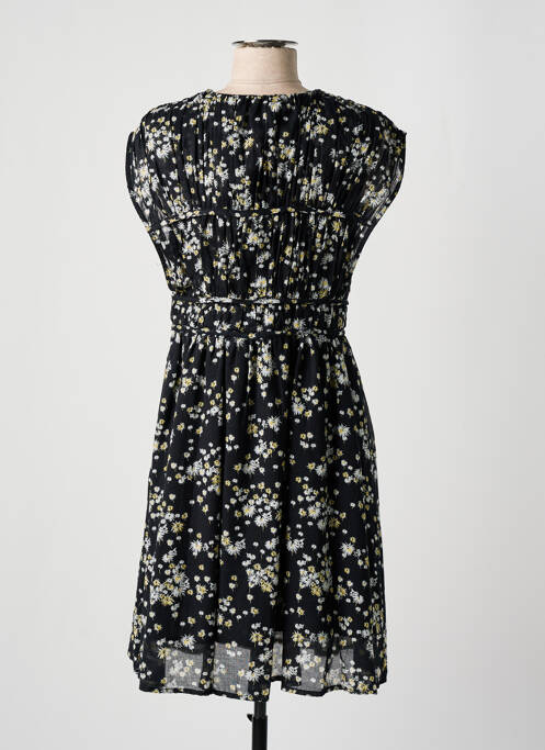 Robe mi-longue noir SCOTCH & SODA pour femme