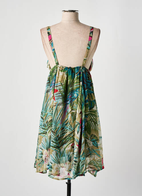 Robe mi-longue vert SCHOOL RAG femme