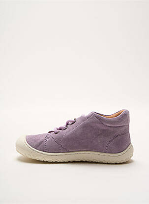 Baskets voute plantaire bout rond violet BISGAARD fille