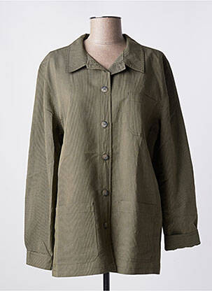 Veste casual coupe droite vert HUMILITY femme