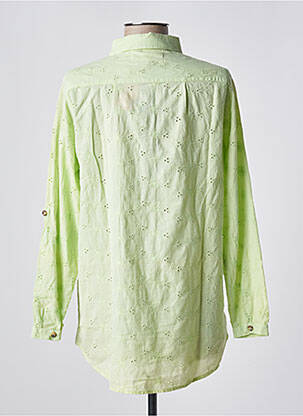 Chemisier coupe cintrée manches longues vert BANANA MOON femme