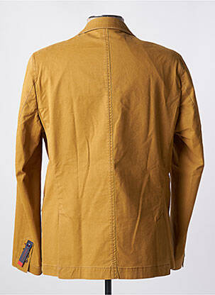 Blazer coupe cintrée jaune LUIGI MORINI homme