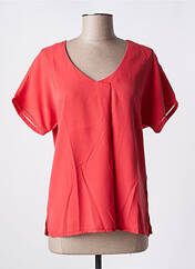 Blouse rouge C'EST BEAU LA VIE pour femme seconde vue