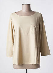 T-shirt beige ANNA SERAVALLI pour femme seconde vue