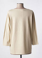 T-shirt beige ANNA SERAVALLI pour femme seconde vue