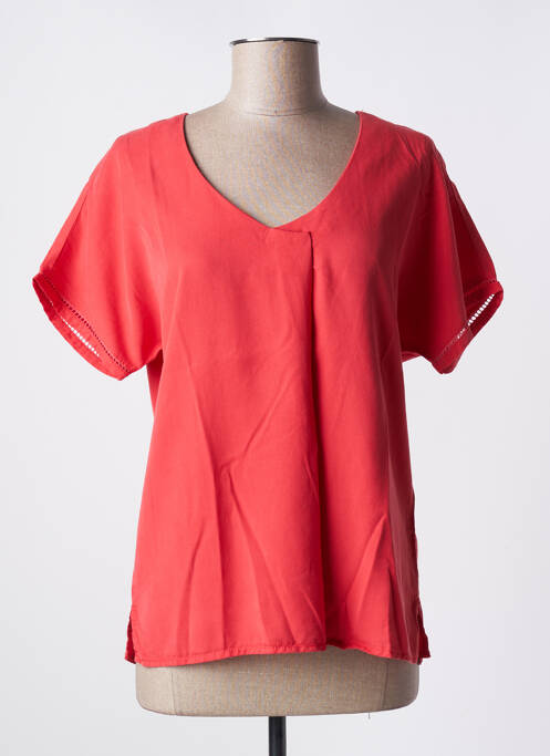 Blouse rouge C'EST BEAU LA VIE pour femme