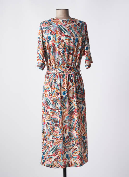 Robe mi-longue beige DIANE LAURY femme