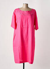 Robe mi-longue rose VLT'S BY VALENTINA'S pour femme seconde vue