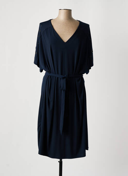 Robe mi-longue bleu DIANE LAURY pour femme