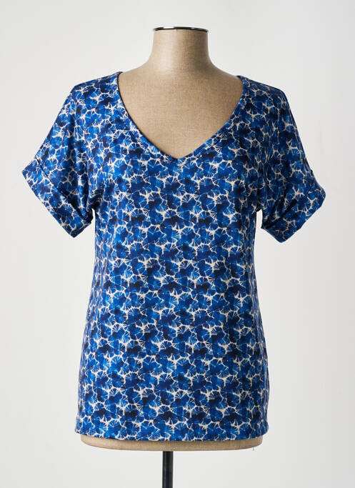 Top bleu CHRISMAS'S pour femme