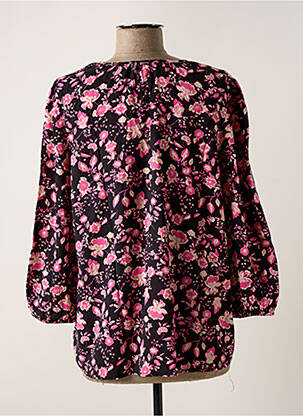 Blouse imprimé fleurs manches 3/4 rose B.YOUNG femme
