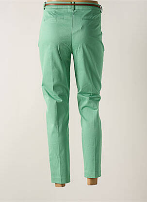 Pantalon 7/8 stretch taille normale vert B.YOUNG femme
