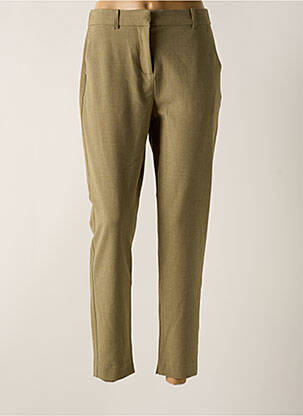 Pantalon 7/8 taille haute taille haute vert B.YOUNG femme