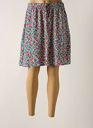 Jupe mi-longue coupe évasée bleu B.YOUNG femme