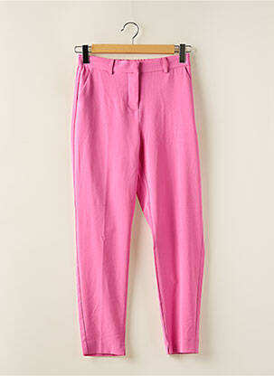 Pantalon slim taille élastique taille normale rose B.YOUNG femme