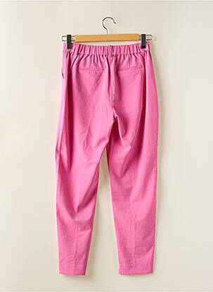 Pantalon slim taille élastique taille normale rose B.YOUNG femme