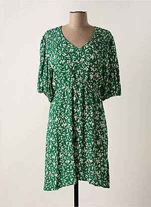 Robe mi-longue vert CALIE pour femme