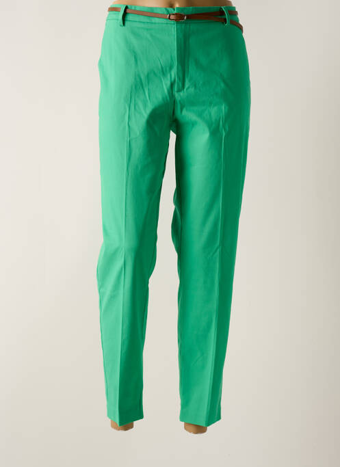 Pantalon 7/8 vert B.YOUNG pour femme