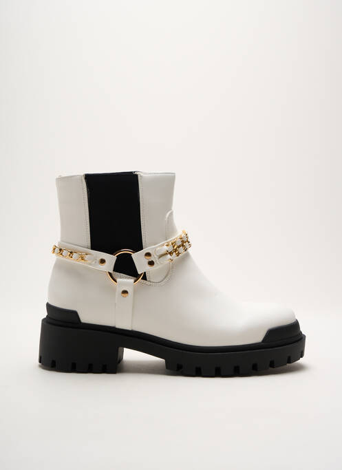 Bottines/Boots blanc JUSTFAB pour femme