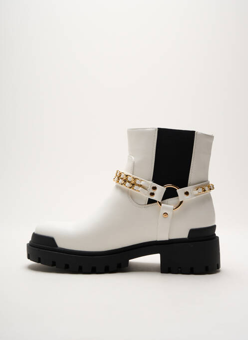 Bottines/Boots blanc JUSTFAB pour femme