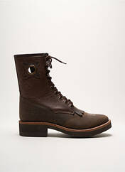 Bottines/Boots marron POOL'S pour homme seconde vue