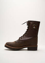 Bottines/Boots marron POOL'S pour homme seconde vue