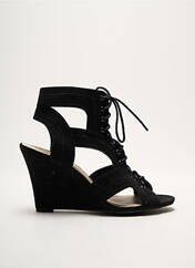 Sandales/Nu pieds noir JUSTFAB pour femme seconde vue