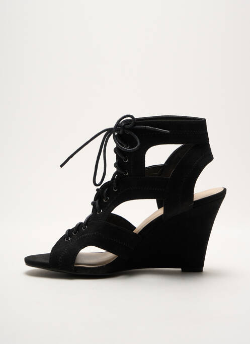 Sandales/Nu pieds noir JUSTFAB pour femme