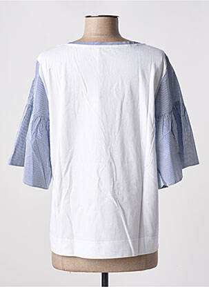 Blouse manches courtes manches courtes bleu MARELLA femme