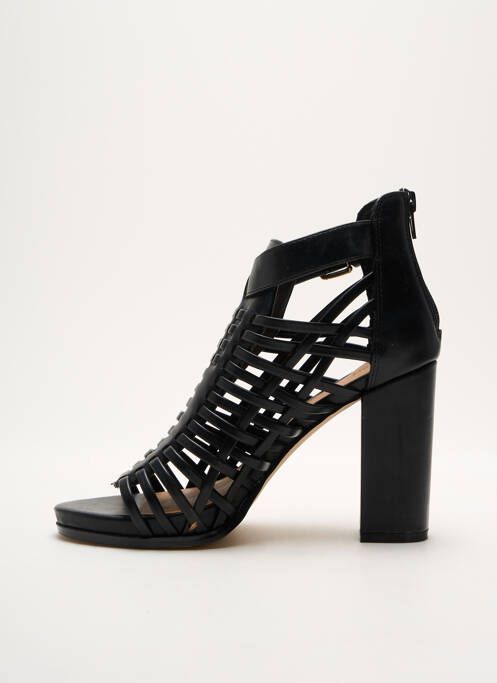 Sandales/Nu pieds noir JUSTFAB pour femme