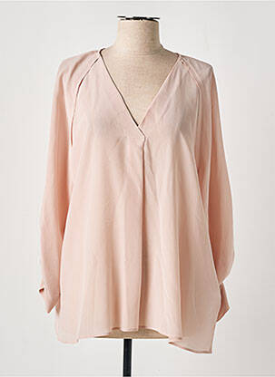 Tunique manches longues col v rose MARELLA femme