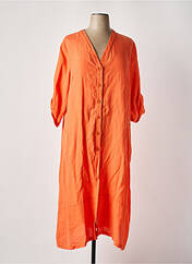 Robe longue orange ORTO BOTANICO pour femme seconde vue