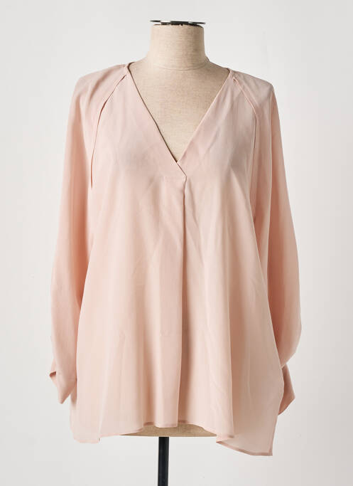 Tunique manches longues col v rose MARELLA femme