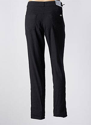 Pantalon slim tissage popeline taille normale noir EAST DRIVE femme