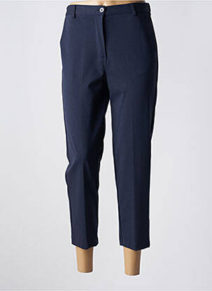 Pantalon 7/8 stretch taille normale bleu VICOLO femme