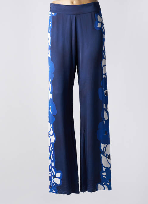 Pantalon droit bleu CAROLINE BISS pour femme