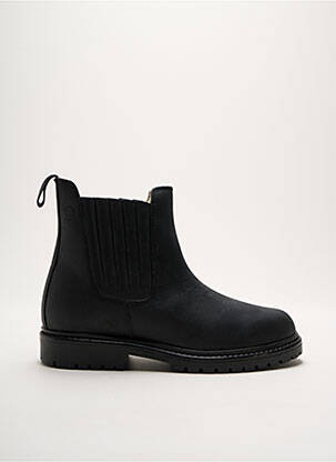 Bottines/boots fermeture elastique talon bas noir BR homme
